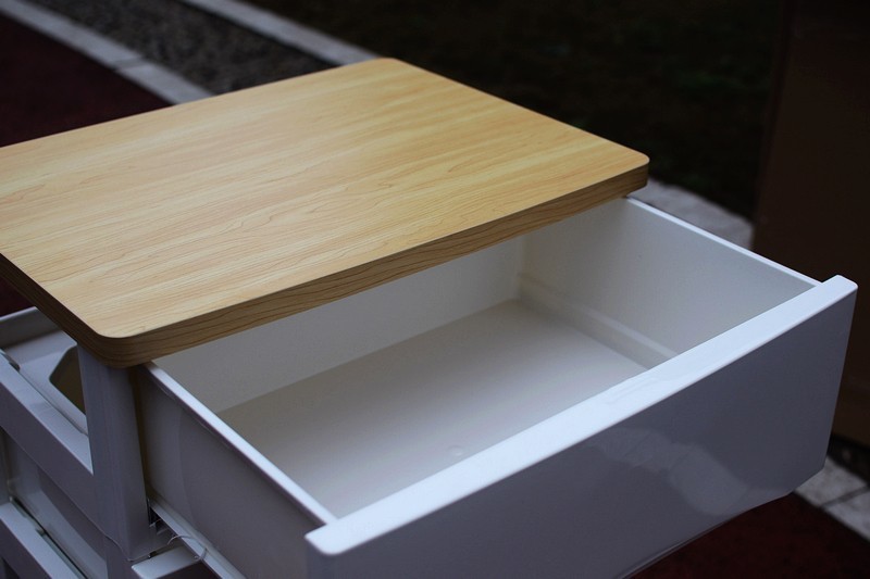 也雅可移动家用抽屉式收纳柜五层,五层渐变蓝加厚抽屉式收纳柜5层