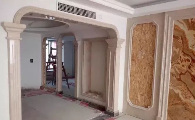 大理石极简垭口门套什么时候装,大理石垭口门套收边几公分好看