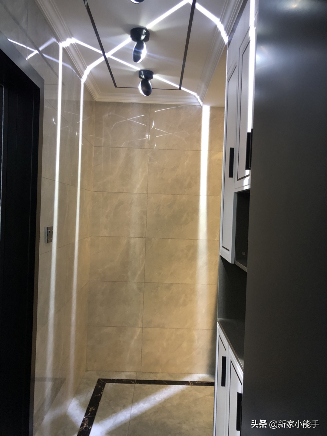 电视背景墙瓷砖上墙效果图原木风,80x160瓷砖电视墙装修效果图