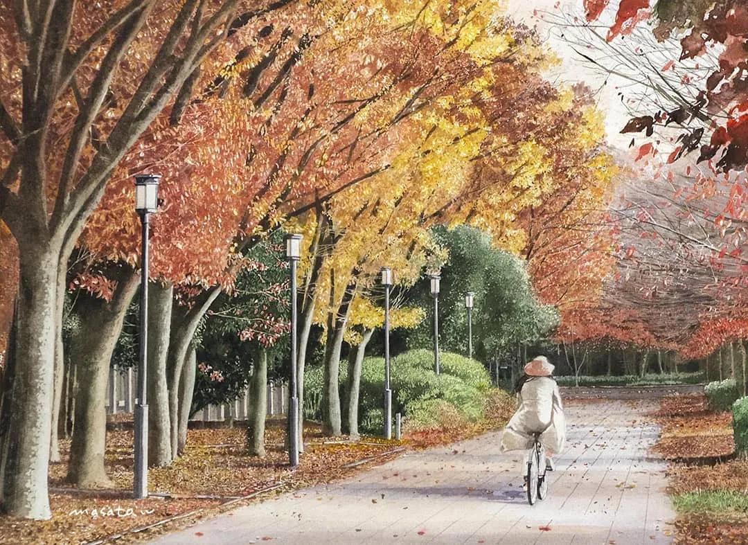 水彩大师笔下的花卉,简单唯美的水彩花卉