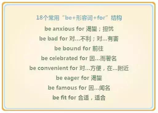 be短语分类汇总,be句型知识点总结