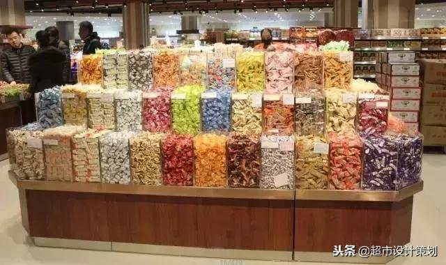 超市食品陈列摆放效果图,超市休闲食品创意陈列图片