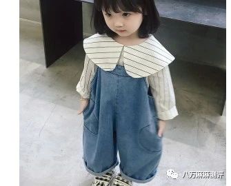 好看又好潮的牛仔背带裤,靓仔裤儿童