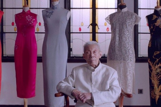 旗袍大师褚宏生年轻时照片,褚宏生旗袍裁剪