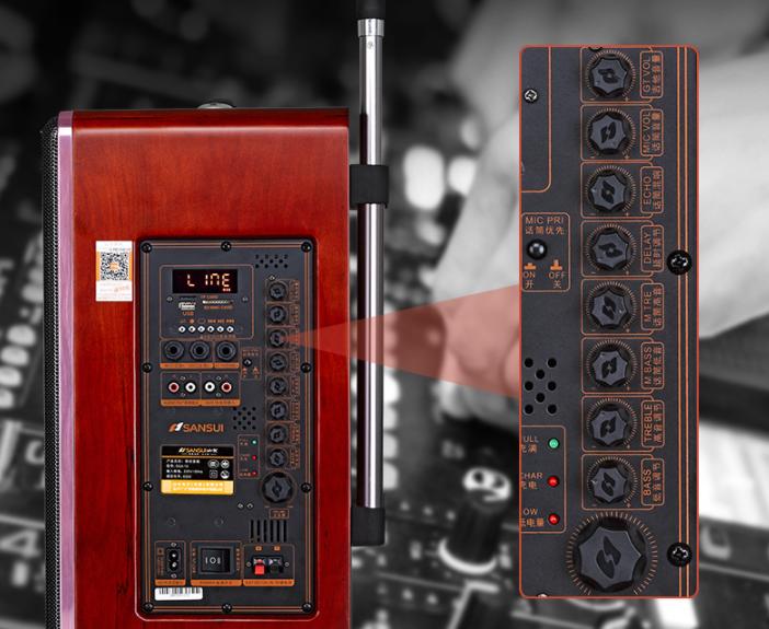 山水便携式音响k歌音响最新款,户外k歌音响排名第一山水