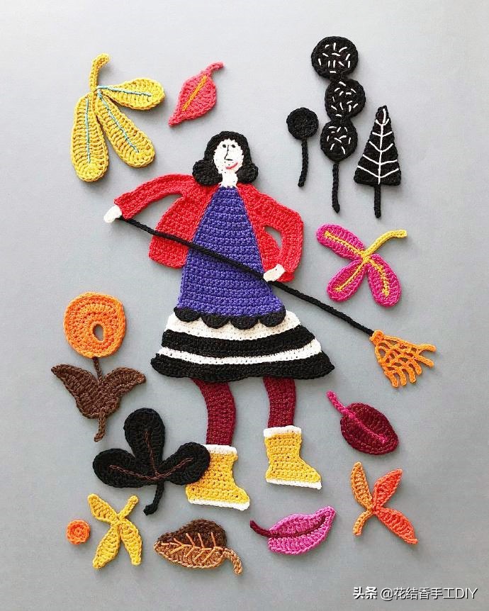 什么毛线钩织娃娃好看,毛线钩织什么花放花瓶好看