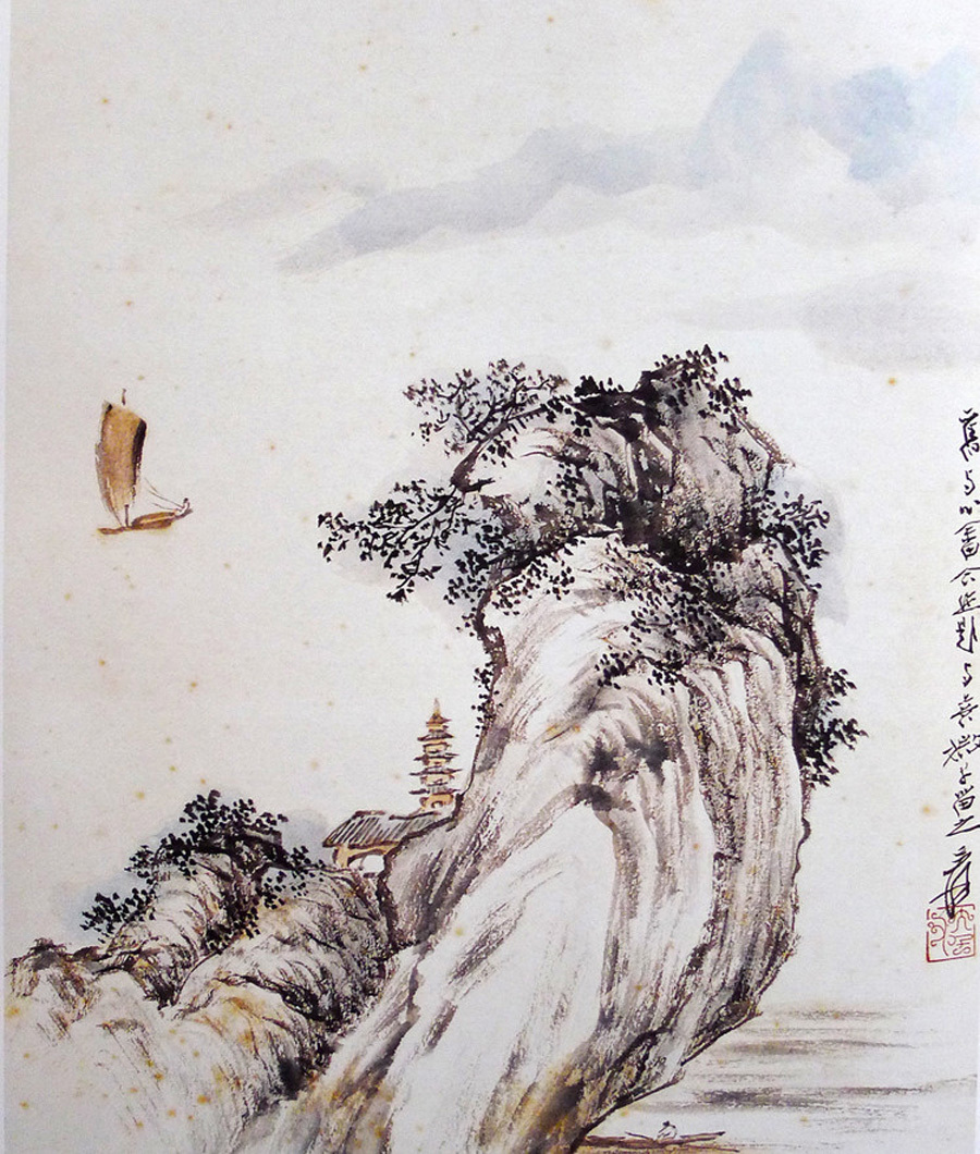 张大千经典十幅,张大千100幅经典作品