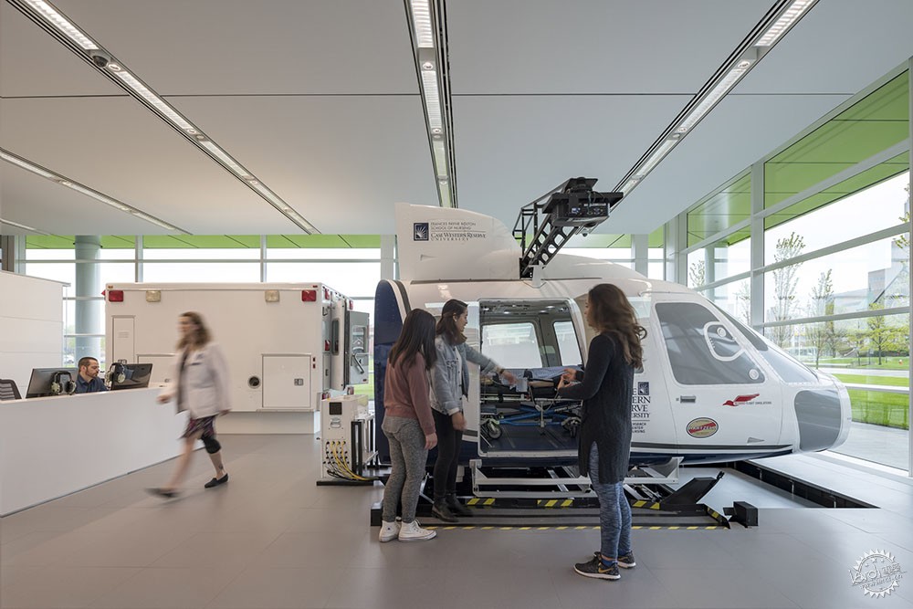 俄亥俄州新兴医疗园区的合作共享办公空间