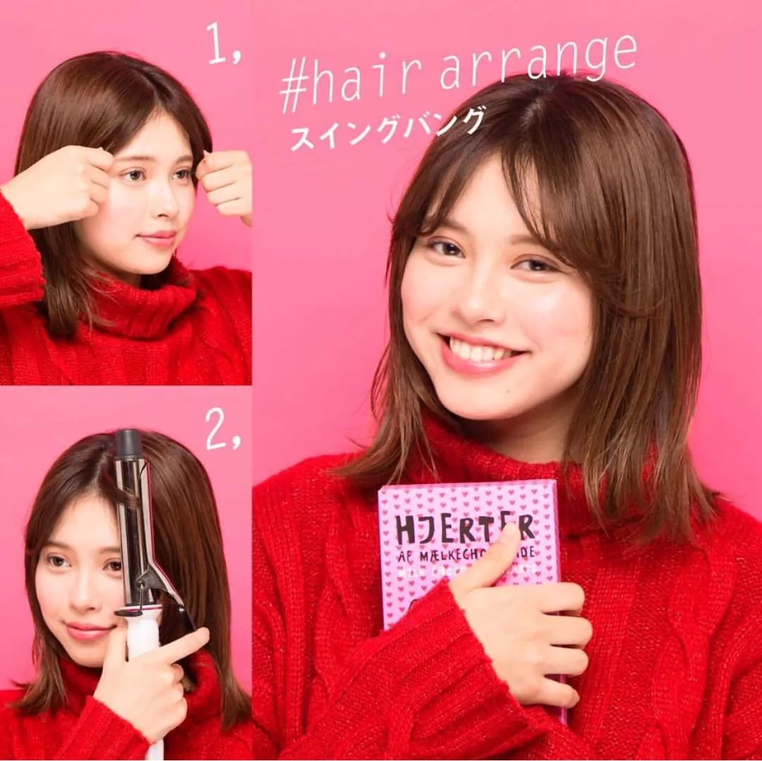 卷发刘海2021流行发型,六款刘海剪法和烫发