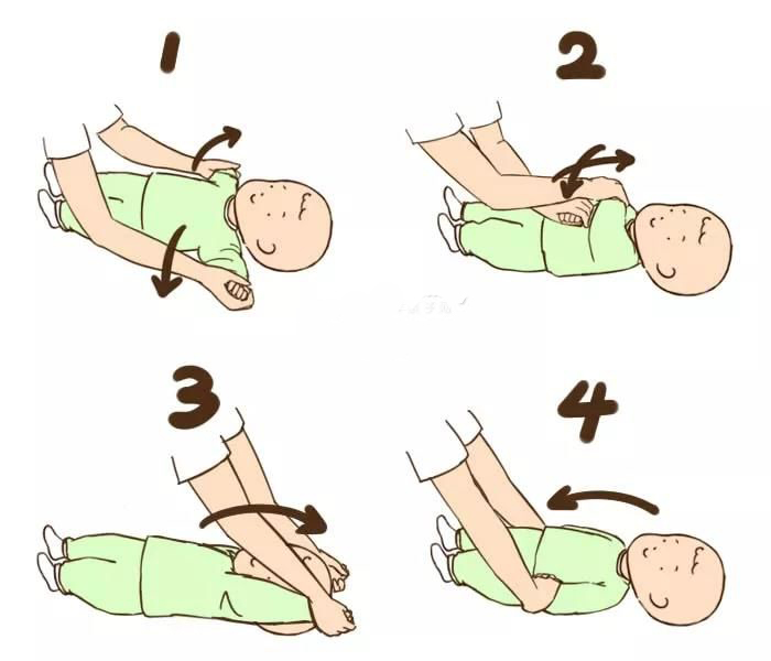 排气操婴儿操0-3个月腿部动作,宝宝健康发育操