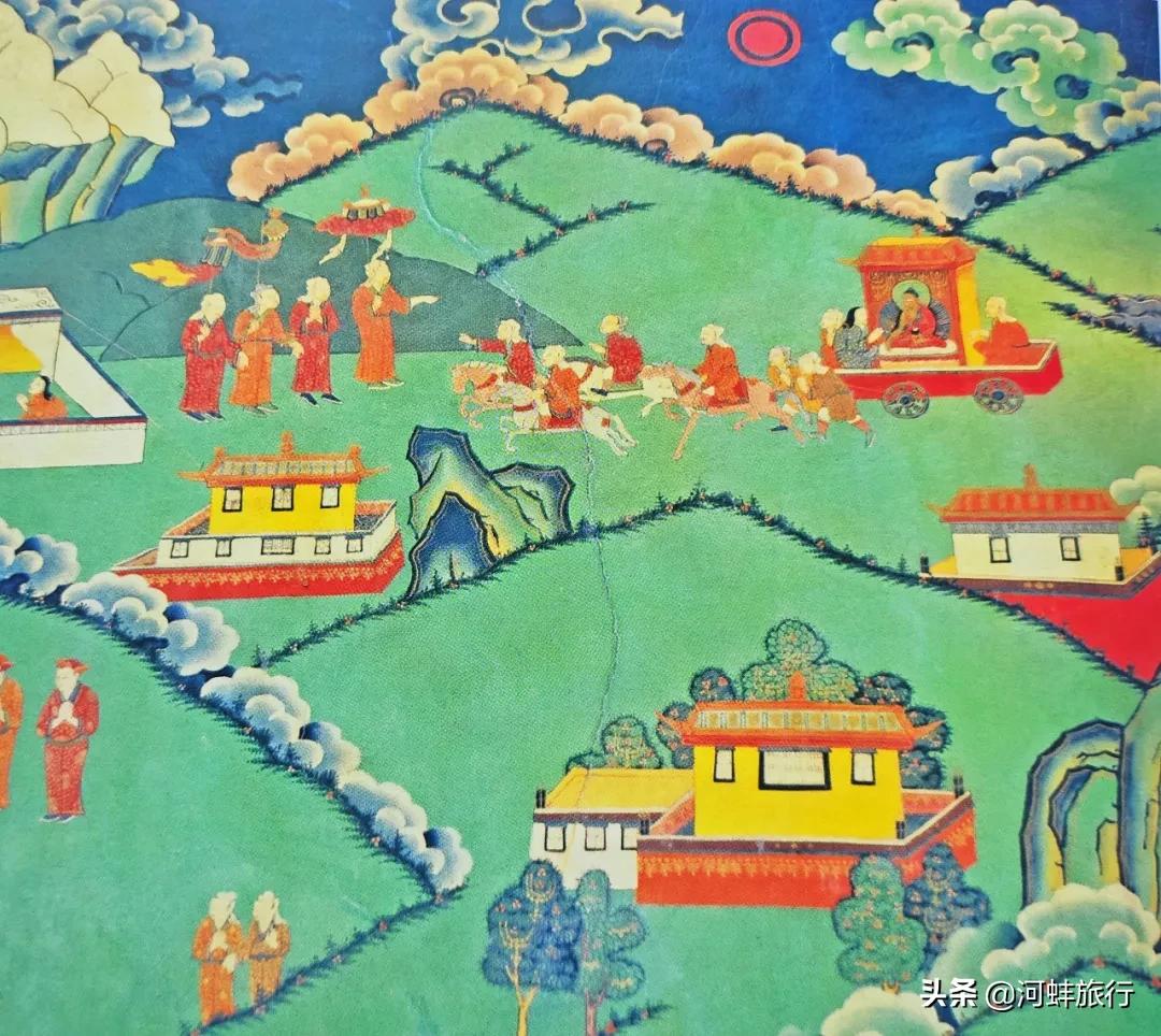 布达拉宫壁画西藏历史,吐蕃国布达拉宫壁画