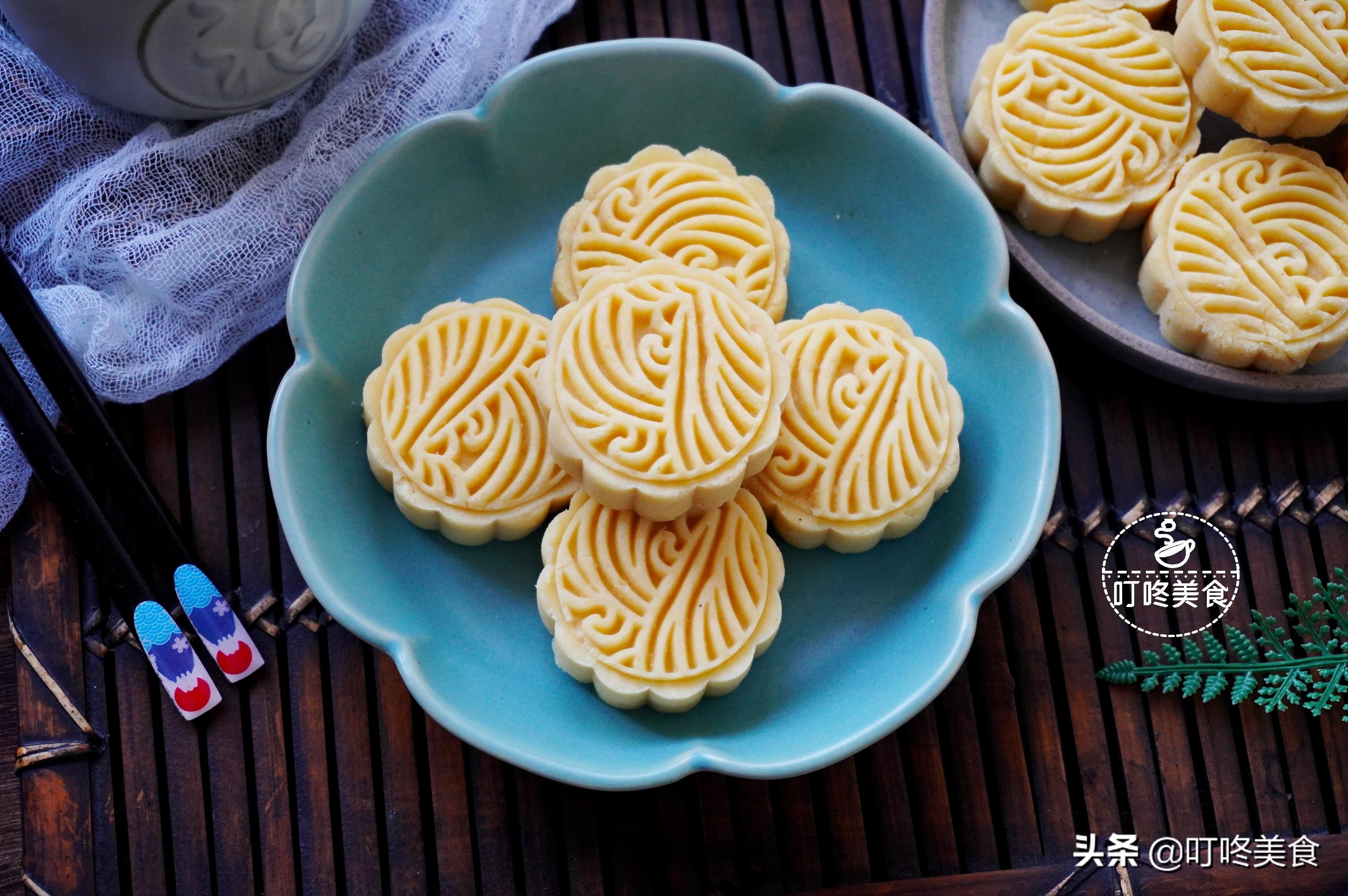 想吃绿豆糕不用买了，教你超简单的自制方法，香甜细腻，0添加剂