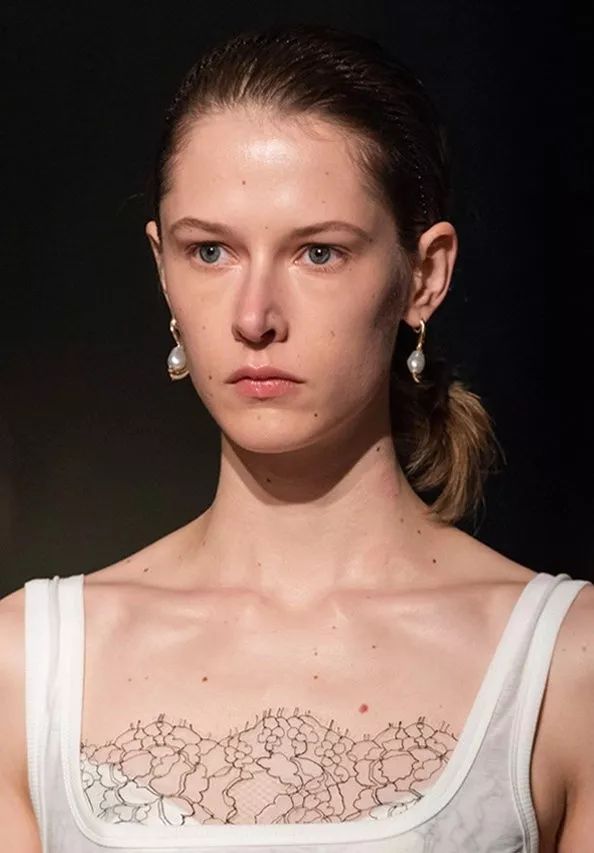 复古金重工项链,复古金项链配纯金吊坠