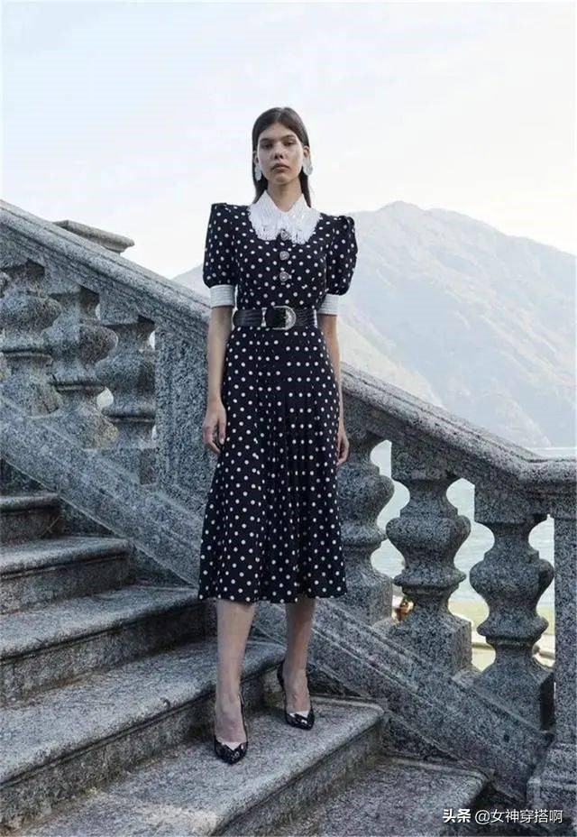 今年最流行的裙子a字裙,a字裙今年流行的爆款女装