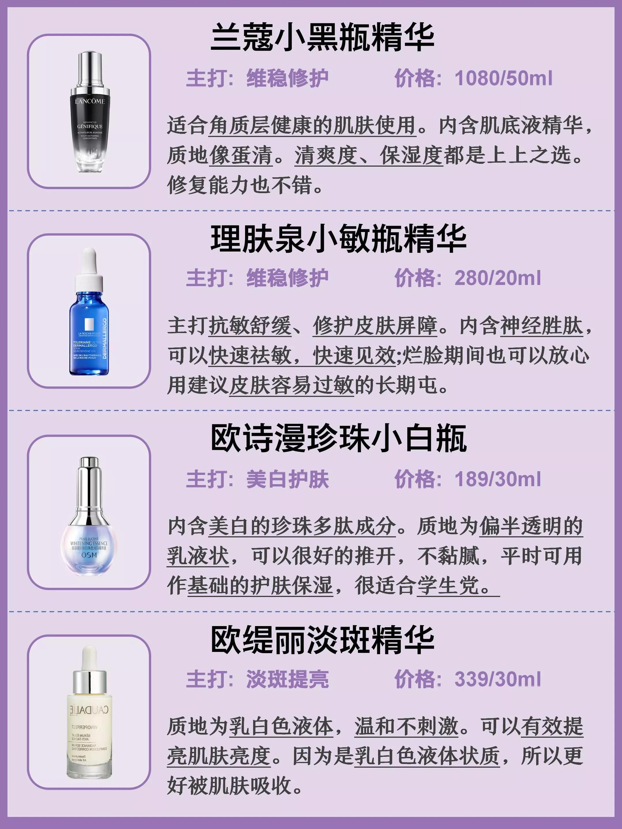 抗痘抗初老精华推荐,什么精华好用祛痘退红