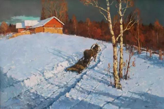 100张油画风景欣赏每一张都是顶配,100张风景油画初学者临摹