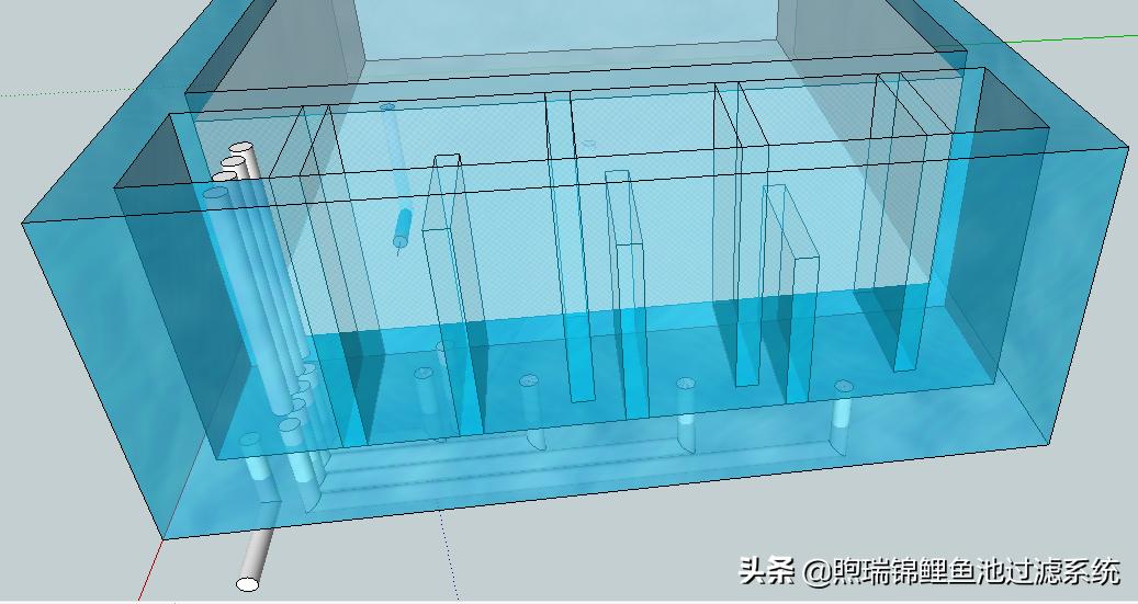 锦鲤露天鱼池生态沼泽过滤系统,锦鲤鱼池过滤系统多长时间清洗