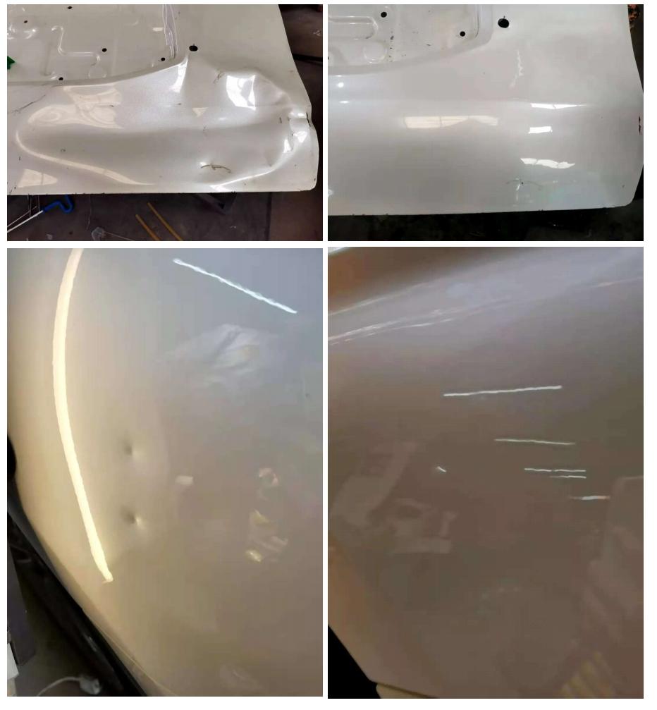 汽车无痕修复是什么样的,不伤漆汽车钣金修复