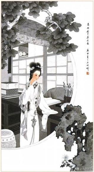 中国古典百美诗画（上）：一位佳丽一首古诗，可谓赏心悦目，收藏