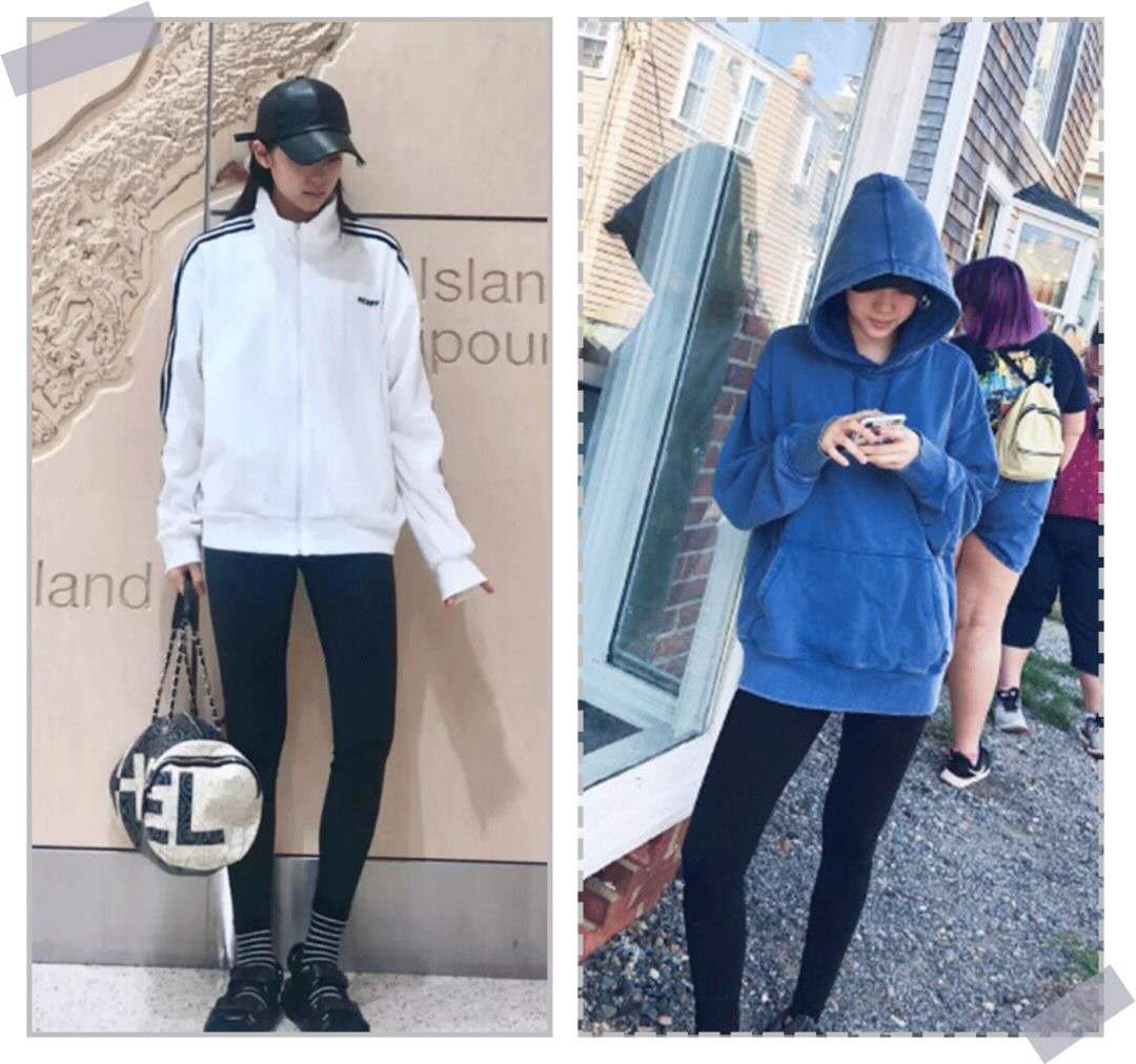 欧阳娜娜私服穿搭,欧阳娜娜格纹外套穿搭