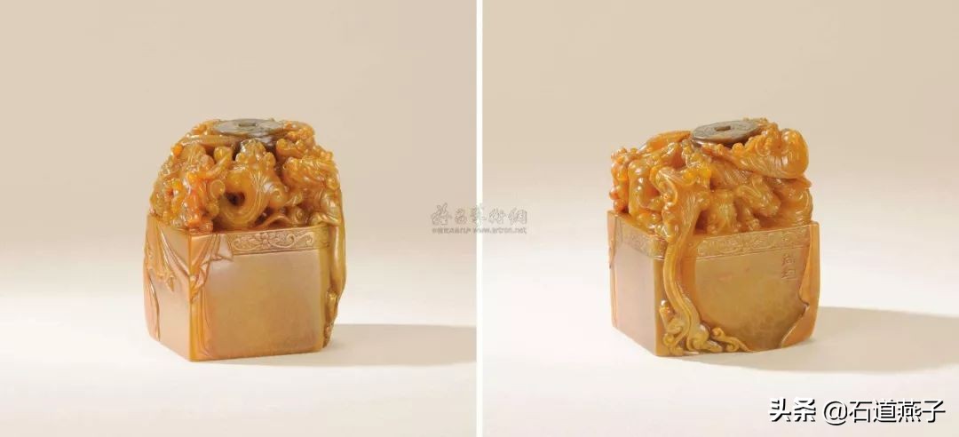 真品田黄及田黄冻石图片大全,天价田黄石及国宝田黄一览