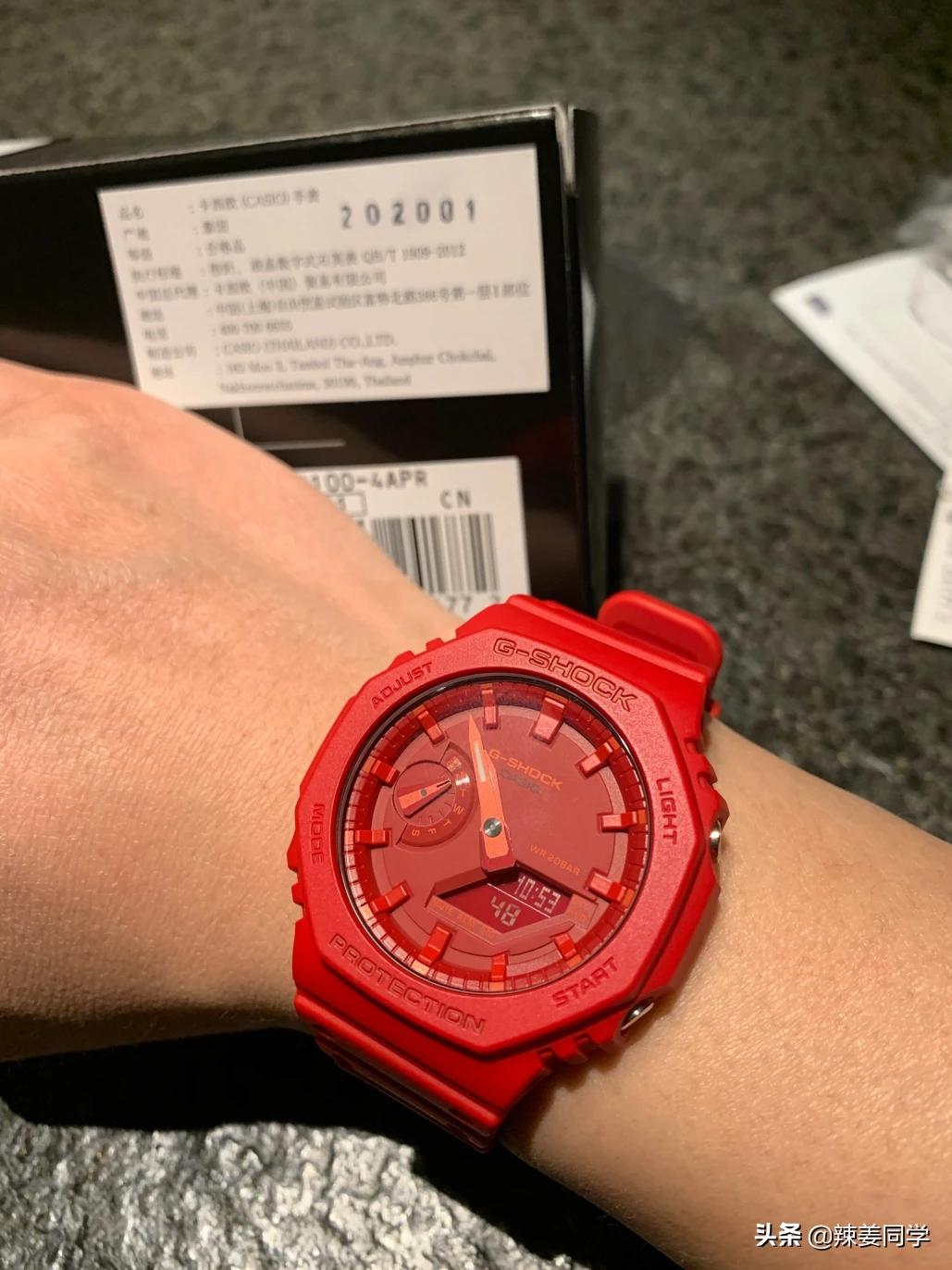 卡西欧皇家橡树纯黑款,卡西欧皇家橡树红色