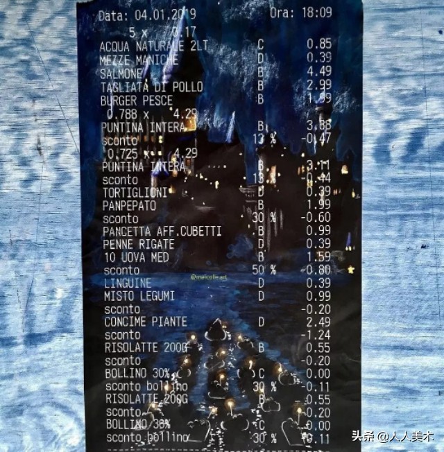 生活气息浓厚的绘画作品,购物有关的绘画简单