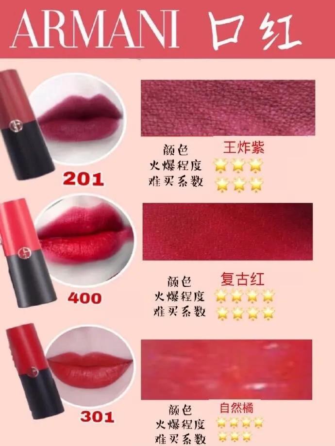 阿玛尼口红哪个色号最适合黄皮,阿玛尼权力口红试色202黄皮试色