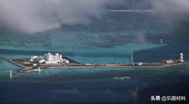 细微处看南沙东门岛，除了高楼大厦外，已开始形成完整的岛礁生态