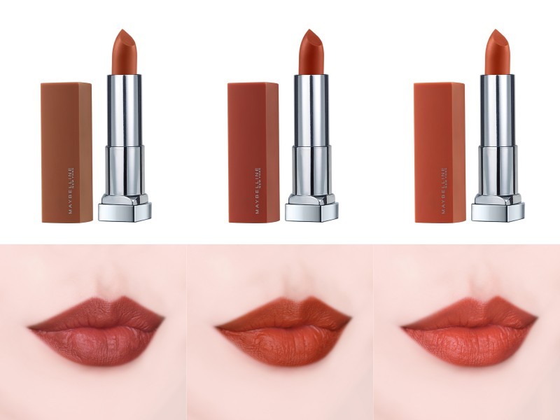 美宝莲丝绒唇膏,美宝莲口红开箱
