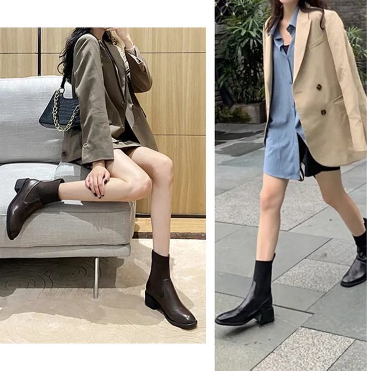 今冬最后一双鞋,选让你腿长1米8的切尔西,女人的优雅从它开始