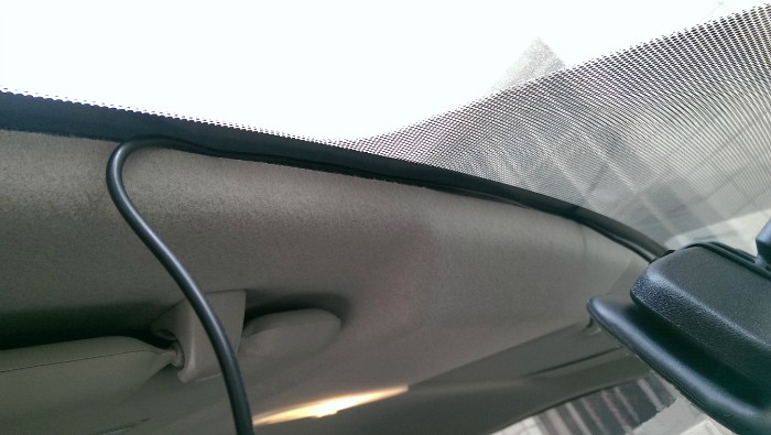 启辰安装圆盾AI智能视频后视镜安装作业，透雨透雾防眩目