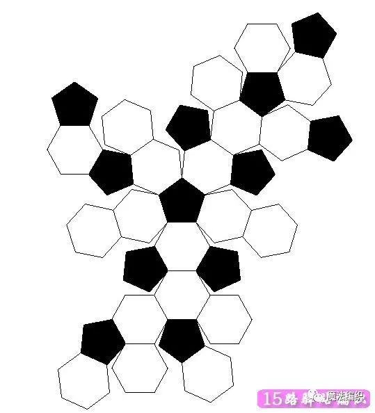 钩针足球教程图解,钩针编织足球的教程
