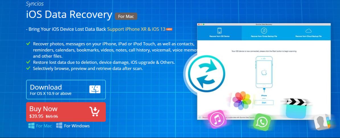 9款iPhone和iPad数据恢复的最佳工具