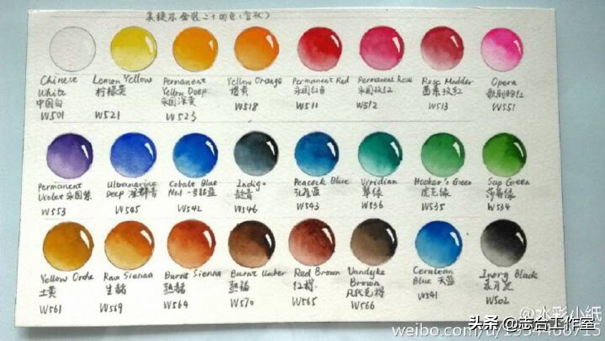 烧钱水粉画,水彩颜料省钱