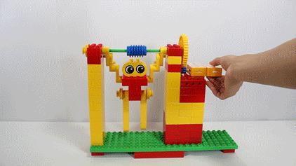 单杠运动员乐高搭建教案,乐高单杠运动员