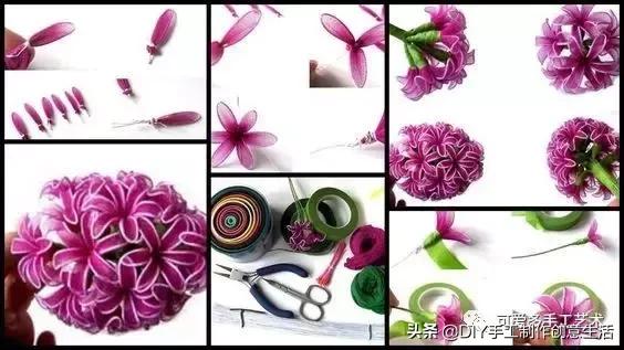 把彩色的*袜丝**套在铁圈上，最后竟然变得这么美（附教程）