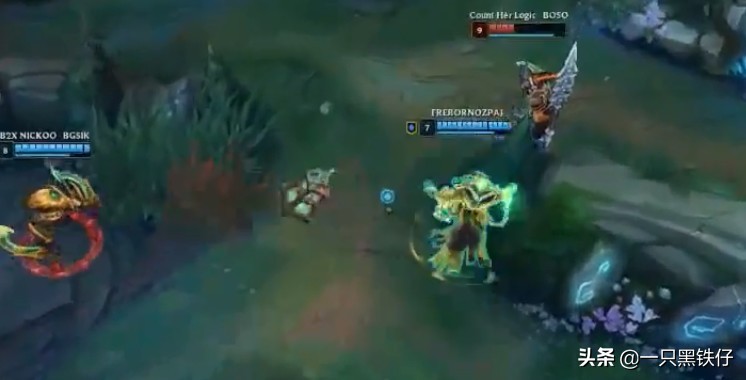 英雄联盟对抗路对线技巧与细节,英雄联盟下路草丛卡视野蹲人