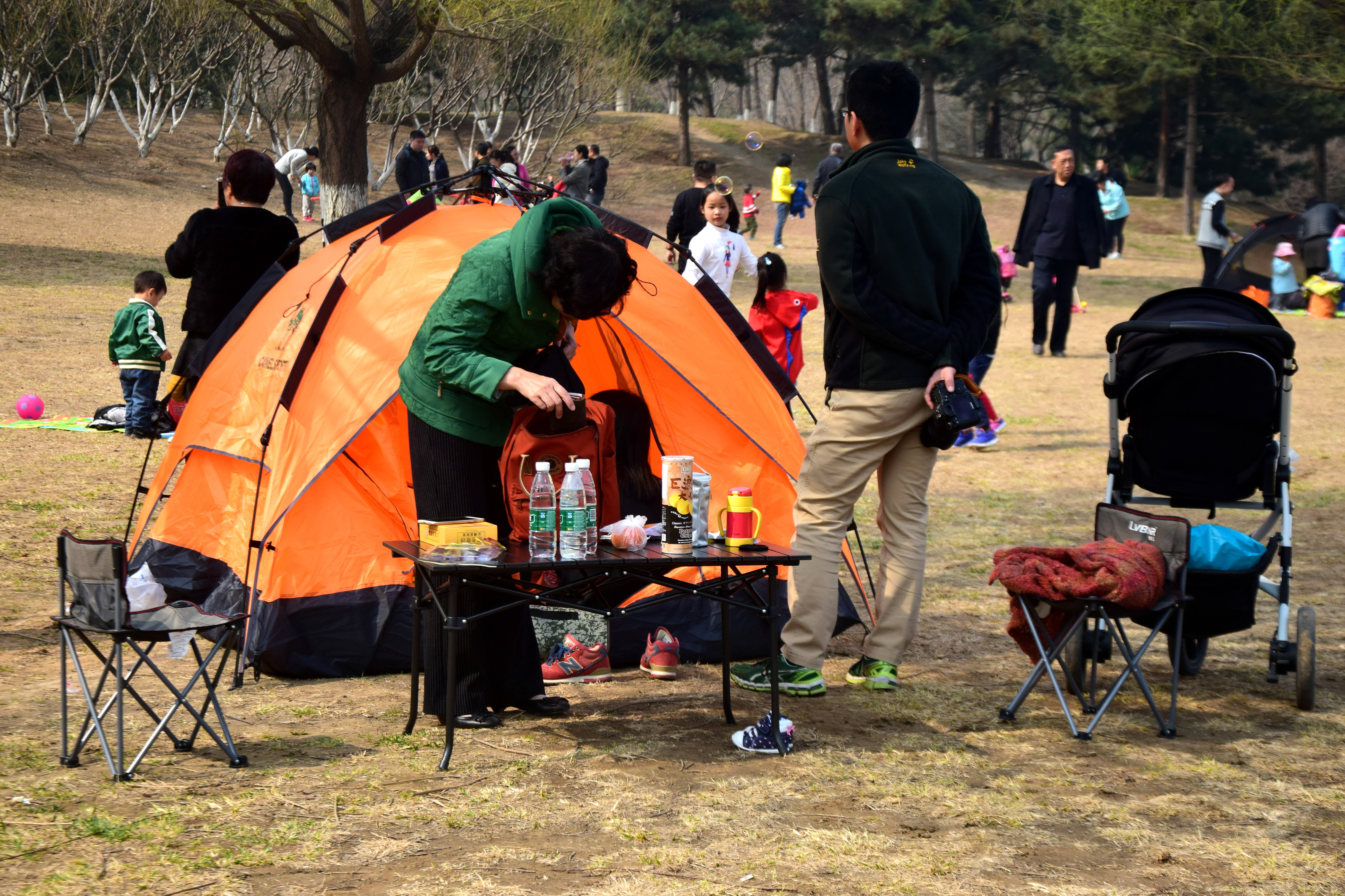 北京奥森让搭帐篷吗,奥森公园禁止营业吗