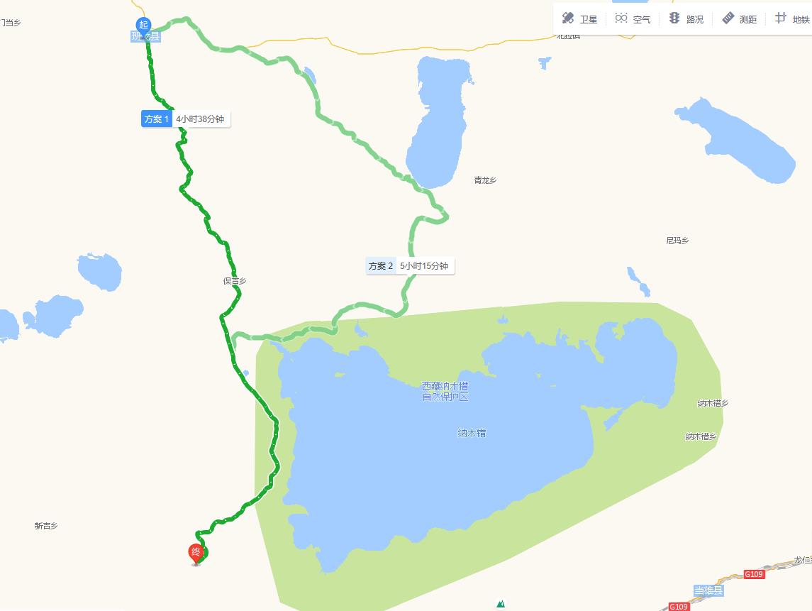 *藏西**大环线第35天：导航输入错误，走了个不收门票不一样的纳木措