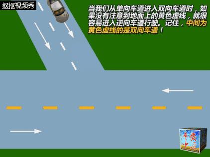 交通标志标线视频大全,交通动图