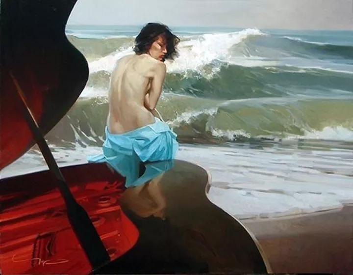 俄罗斯画家维克多风景油画,俄罗斯画家希施金的森林油画