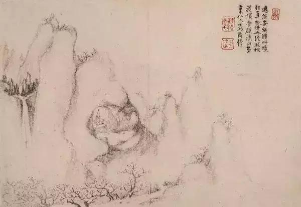 枯笔之境的书法作品,枯笔之境