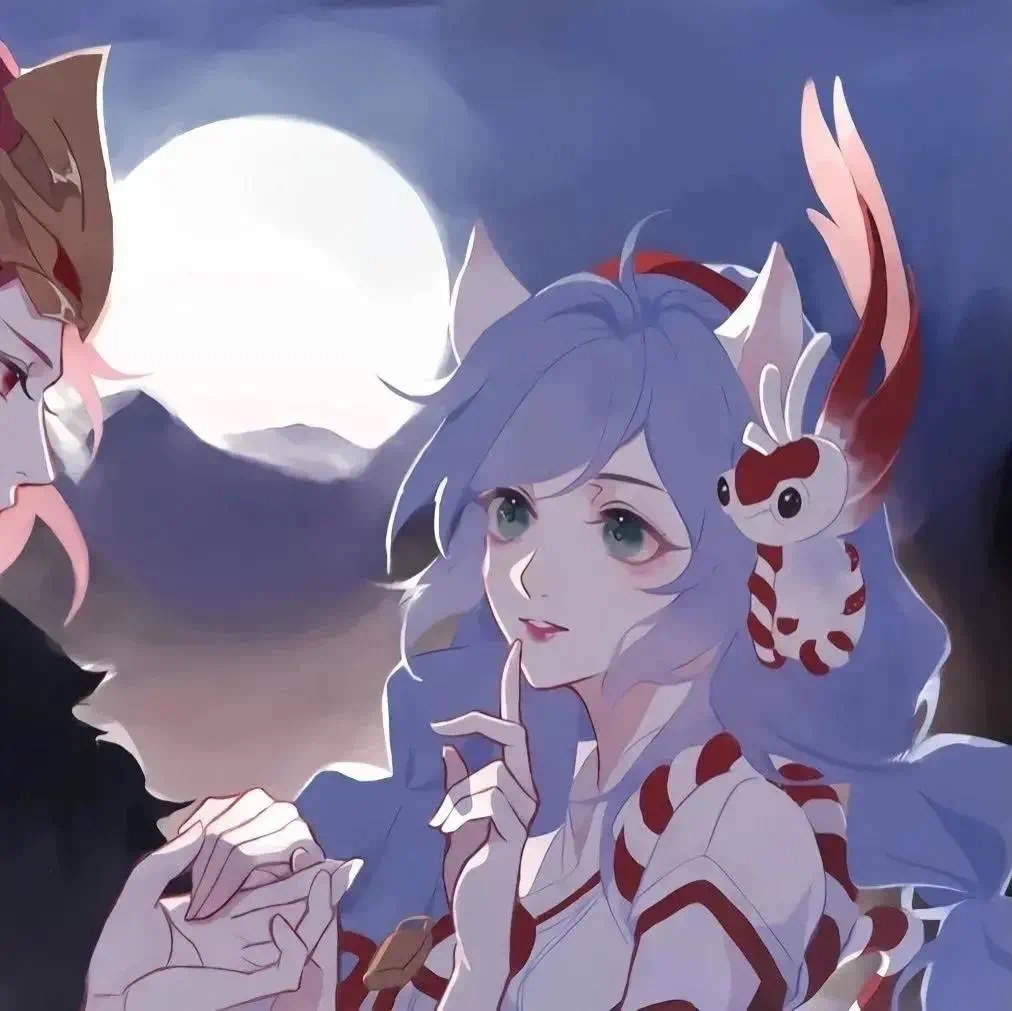 王者荣耀情侣头像花木兰和兰陵王,王者荣耀蔡澜和蔡文姬情侣头像