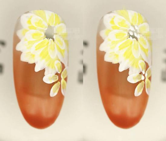 晕染美甲教程大全简单,法式晕染美甲教程美甲图片