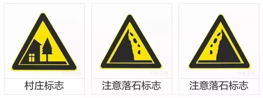 黄蓝白三种颜色的交通标志,交通标志黄色菱形标志是什么意思