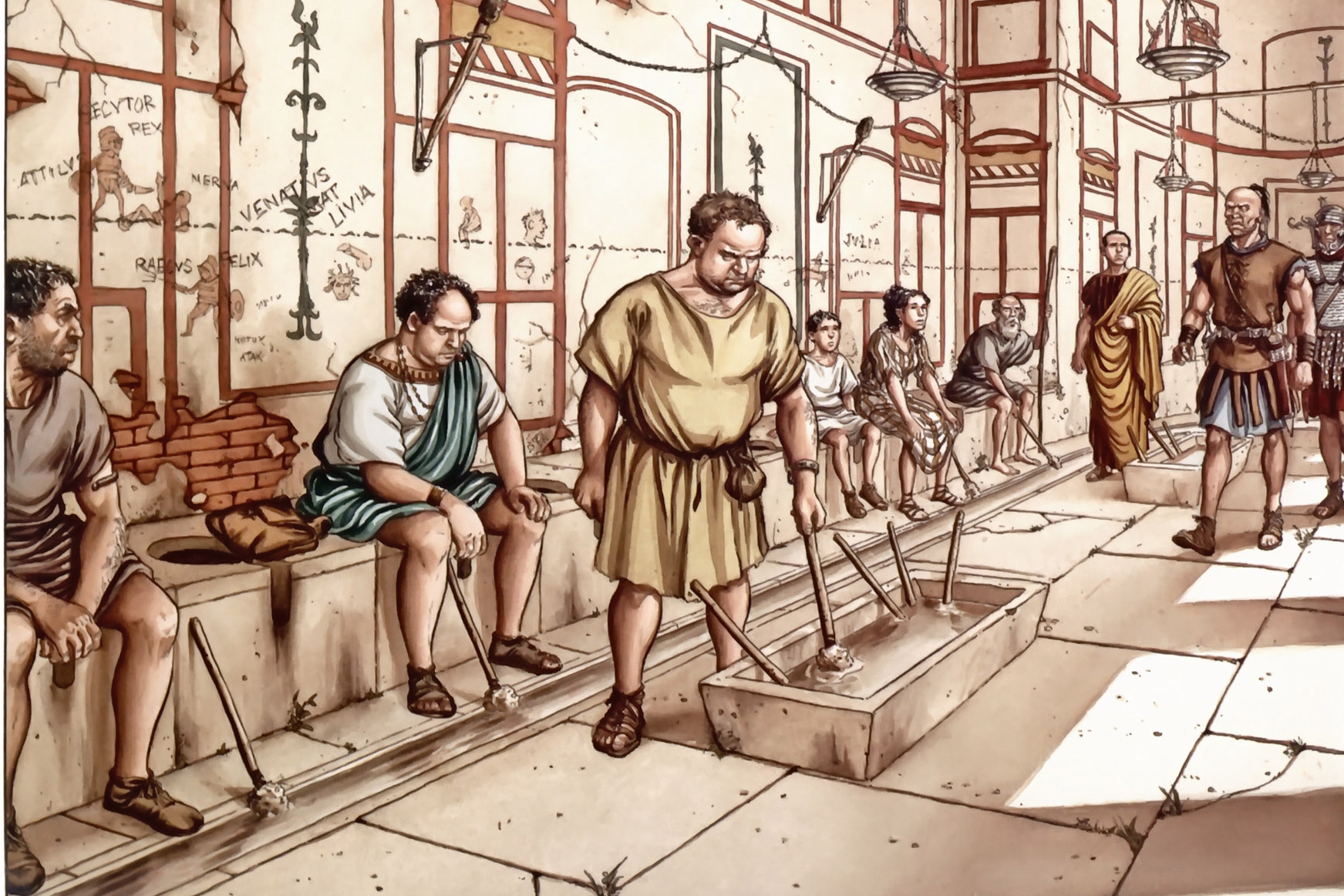 卫生纸发明前人们用什么擦屁屁?古希腊的既肮脏又缺德