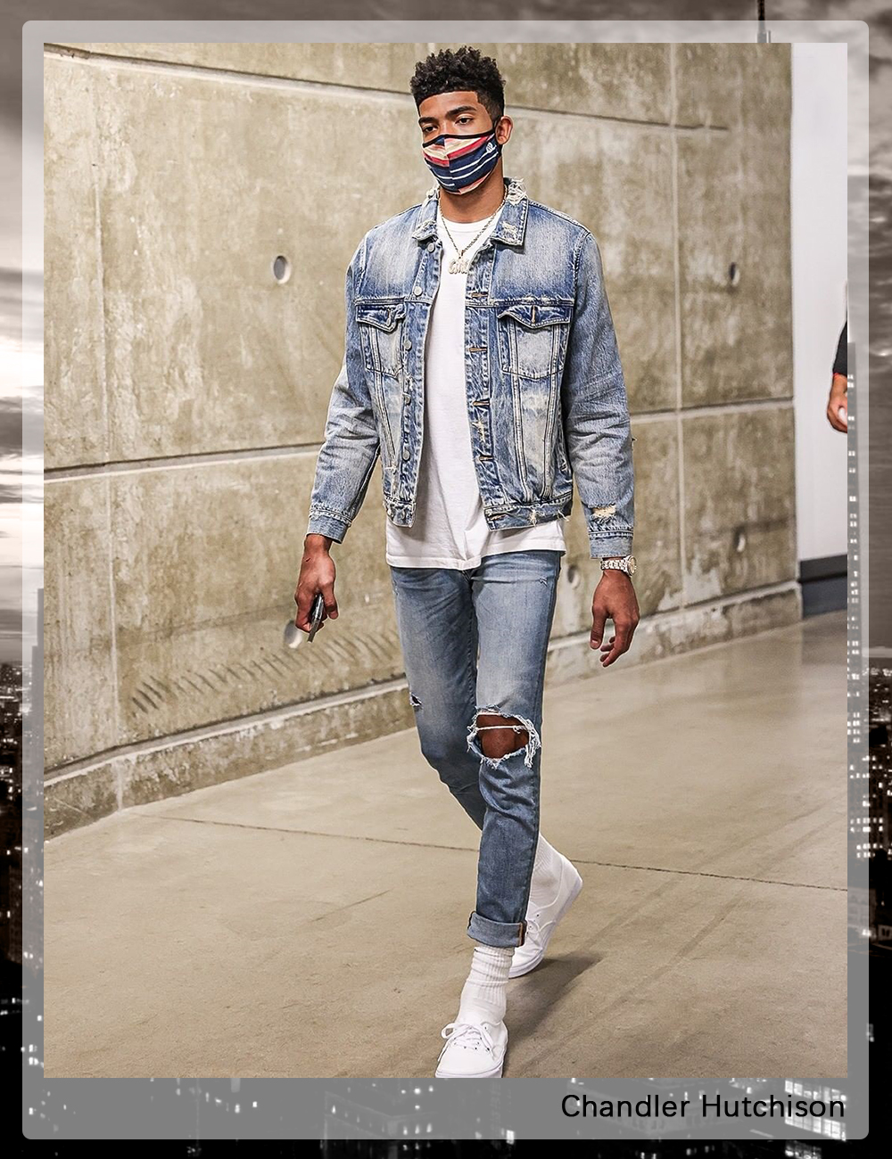 NBA球员通道「牛仔夹克」穿搭示范单品推介