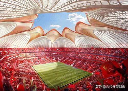 恒大莲花球场最新造型,广州恒大足球场荷花造型