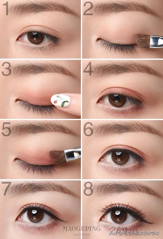 零基础学画眼影用什么牌子的,零基础单眼皮化妆入门教学眼影